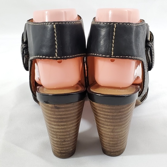 Clark's Artlsan Womens size 8 Leather Black Sandal - Picture 5 of 8